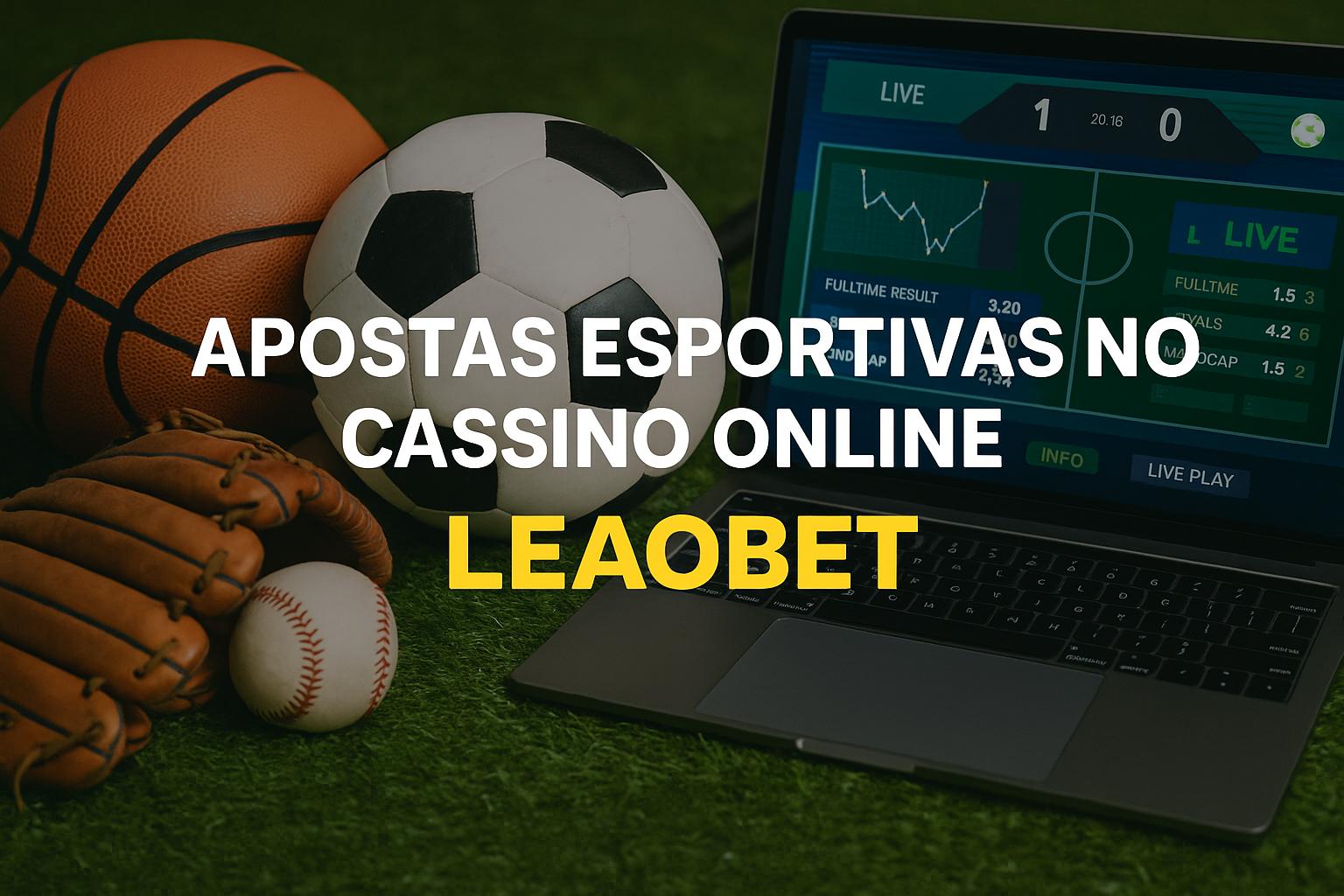 Aposte em apostas esportivas no cassino online LEAOBET